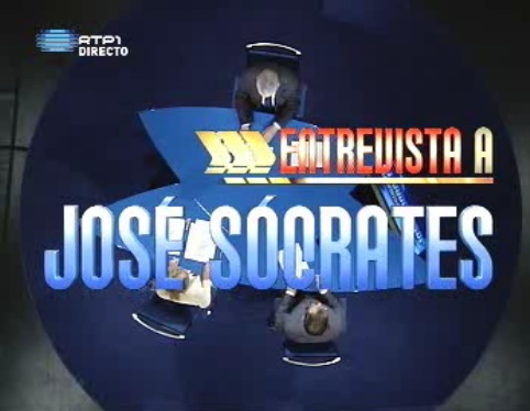 Entrevista a José Sócrates, na RTP.