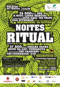 Cartaz das "Noites Ritual 2011".